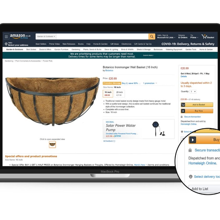 Amazon eBay Swan Integrations Garden Centre eCommerce