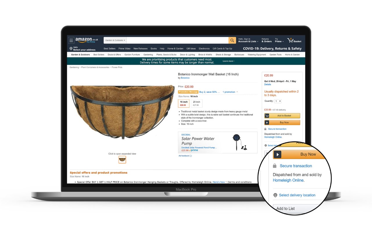 Amazon eBay Swan Integrations Garden Centre eCommerce